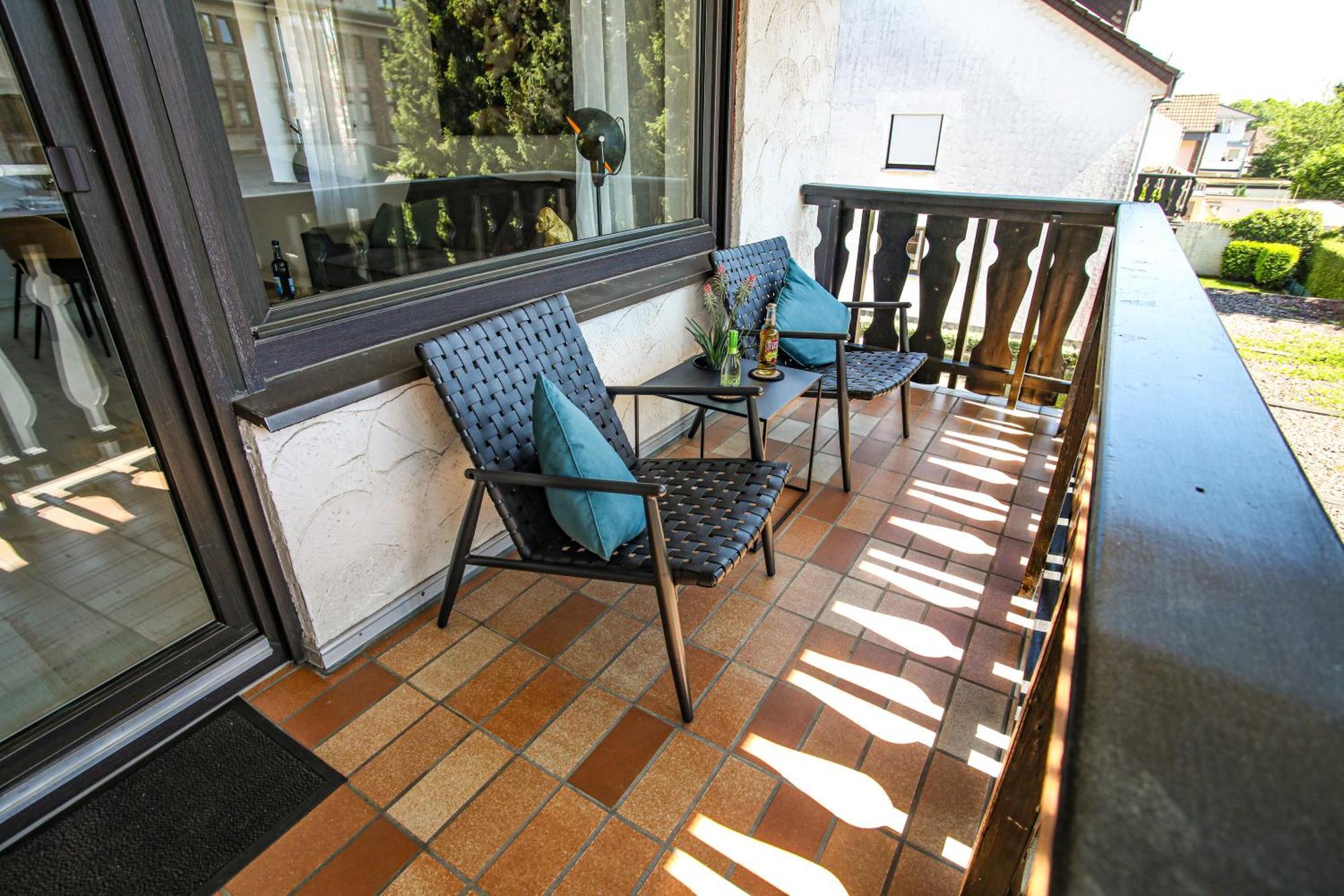 Zentral - Gemuetlich - Kueche - Balkon - Garage Apartment Bad Lippspringe Ngoại thất bức ảnh